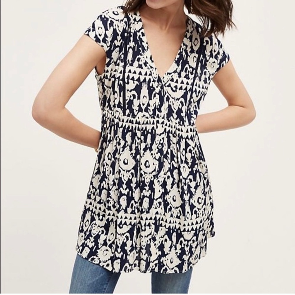 Anthropologie; Vanessa Virginia tunic